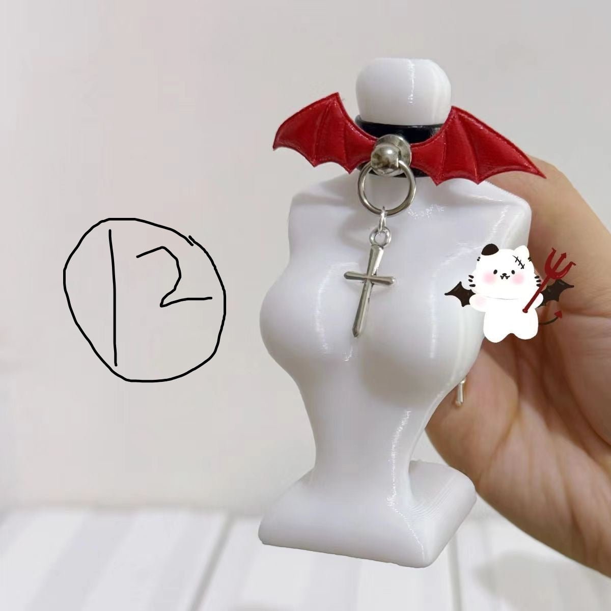 Choker for Mouse Jerky – Accessory for Normal Size Doll - GiggleGizmo